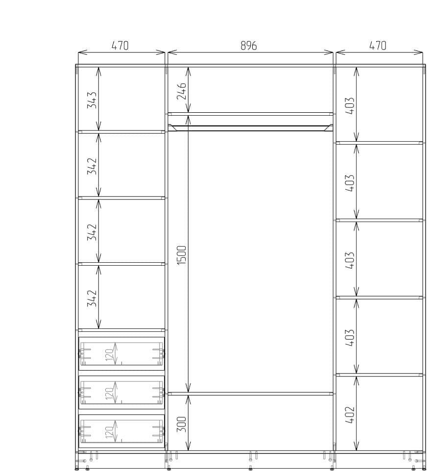 Шкаф TIRASPO - фото 3
